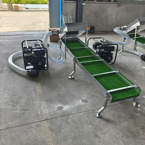 Gasoline Power Sluice Box for gold mining by Mining Equipment Factory High Efficiency Alluvial Gold Wash Plant - 2HP-7.5HP Gasoline Motorized Sluice Box