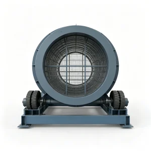 Heavy-Duty Shaftless Trommel Screen for Mineral Ore Processing