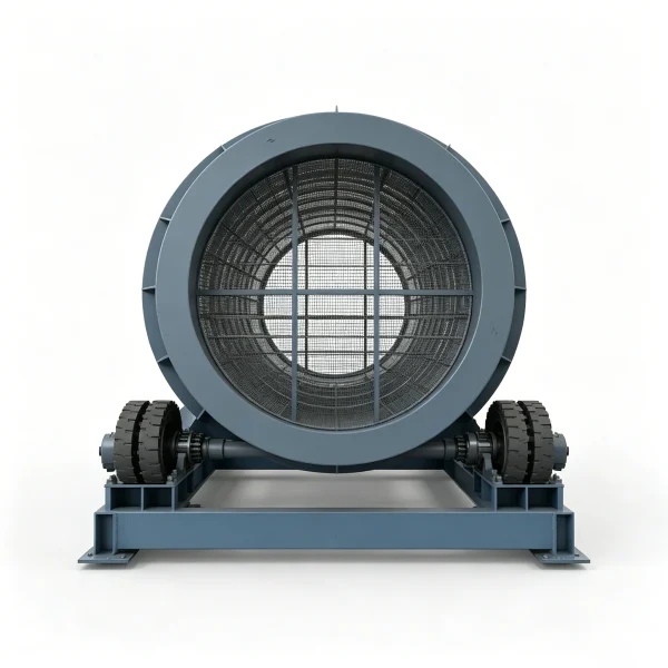 Heavy-Duty Shaftless Trommel Screen for Mineral Ore Processing