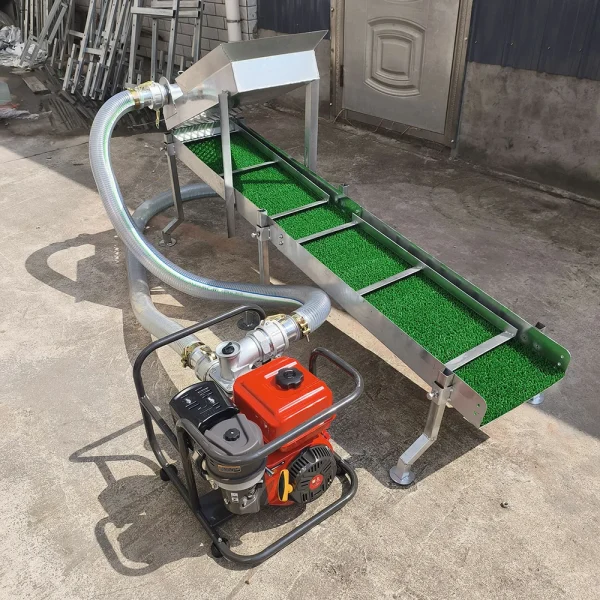 mini-gold-wash-plant-for-river-mining High Efficiency Alluvial Gold Wash Plant - 2HP-7.5HP Gasoline Motorized Sluice Box