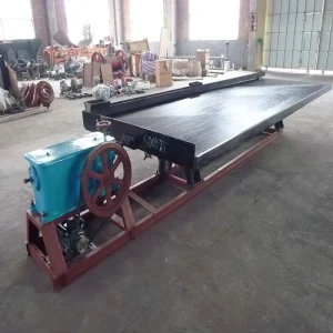 shaking-table-transmission-gear-box-spare-parts Gold Concentrating Shaking Table - Professional Ore Dressing Equipment for Fine Mineral Recovery